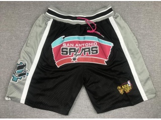 San Antonio Spurs Just Don Shorts Black