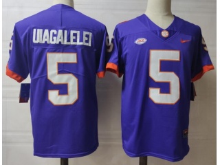 Clemson Tigers #5 D.J. Uiagalelei Limited Jersey Purple