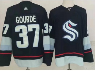 Seattle Kraken #37 Yanni Gourde Retro Jersey Blue