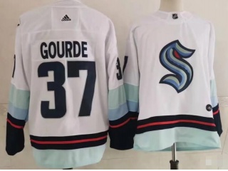 Seattle Kraken #37 Yanni Gourde Retro Jersey White