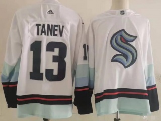 Seattle Kraken #13 Brandon Tanev Retro Jersey White