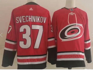 Adidas Carolina Hurricanes #37 Andrei Svechnikov Hockey Jersey Red