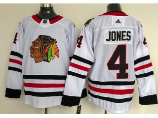 Chicago Blackhawks #4 Seth Jones Hockey Jersey White