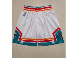 San Antonio Spurs 75th Shorts White