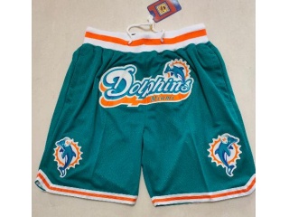 Miami Dolphin Just Don Shorts Green