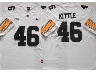 Iowa Hawkeyes #46 George Kittle Jersey White