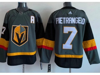 Adidas Vegas Golden Knights #7 Alex Pietrangelo Hockey Jersey Grey 