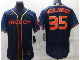 Nike Houston Astros #35 Justin Verlander Space City Flexbase Jersey Blue