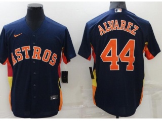 Nike Houston Astros #44 Yordan Alvarez Cool Base Jersey Blue