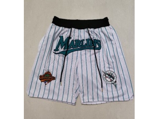 Miami Marlins Just Don Shorts White