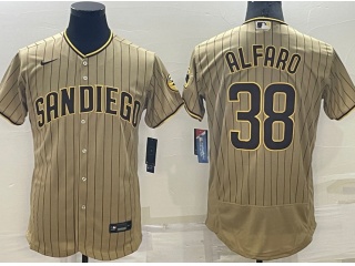 Nike San Diego Padres #38 Jorge Alfaro Cool Base Jersey Tan