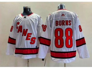 Adidas Carolina Hurricanes #88 Brent Burns CANES Jersey White