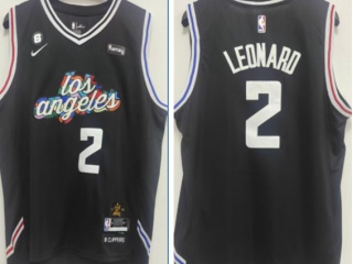 Nike Los Angeles Clippers #2 Kawhi Leonard 2022-2023 City Jerseys Black 