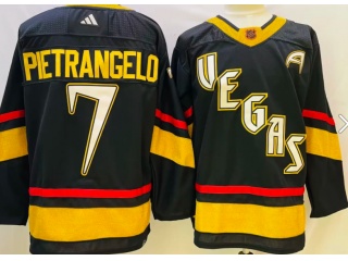 Adidas Vegas Golden Knights #7 Alex Pietrangelo 2023 Reverse Jersey Black