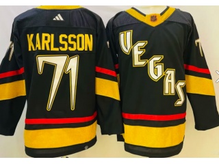 Adidas Vegas Golden Knights #71 William Krrlsson 2023 Reverse Jersey Black 