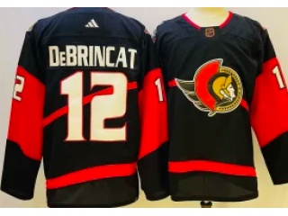 Ottawa Senators #12 Alex Debrincat 2023 Reverse Jersey Black 