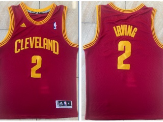 Cleveland Cavaliers #2 Kyrie Irving Jersey Red 