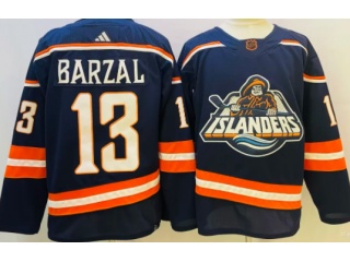 Adidas New York Islanders #13 Mathew Barzal Reverse Jersey Blue