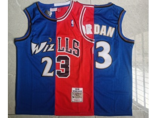 Washington Wizards #23 Jordan throwback Jersey Blue Red