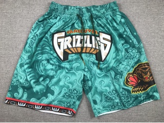 Vancouver Grizzlies Tiger Year Shorts Blue 