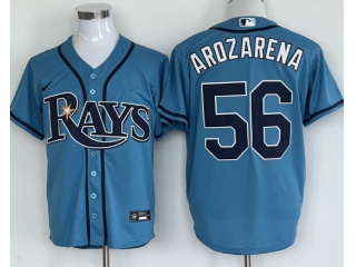 Tampa Bay Rays #56 Randy Arozarena Cool Base Jersey Baby Blue 