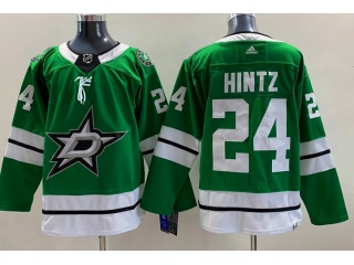 Adidas Dallas Stars #24 Roope Hintz Hockey Jersey Green 