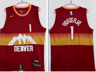 Denver Nuggets #1 Michael Porter JR. 2020-21 City Jersey  Red 