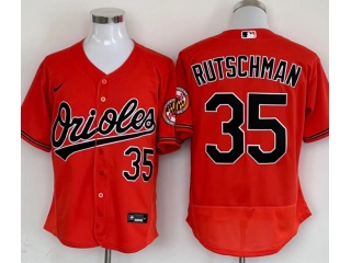 Nike Baltimore Orioles #35 Adley Rutschman Flexbase Jersey Orange 