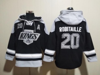 Los Angeles Kings #20 Luc Robitaille Hoodie Black KINGS