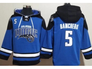 Orlando Magic #5 Paolo Banchero Hoodie Blue