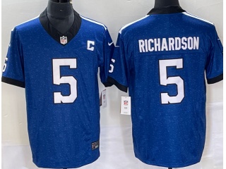 Indianapolis Colts #5 Anthony Richardson Vapor F.U.S.E. Limited Jersey Blue 