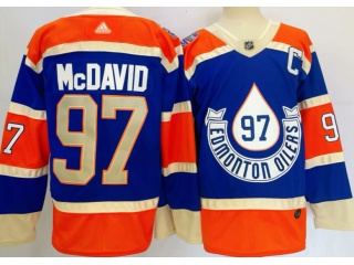 Edmonton Oilers #97 Connor McDavid 2023 Heritage Classic Jersey Blue 