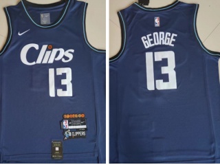 Los Angeles Clippers #13 Paul George 2024 City Jersey Blue 