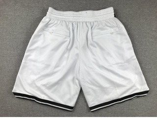 Brooklyn Nets Throwback Shorts White