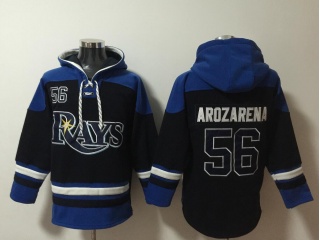 Tampa Bay Rays #56 Randy Arozarena Hoodie Navy Blue