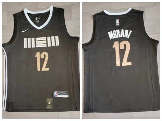 Memphis Grizzlies #12 Ja Morant 2024 City Jersey Black