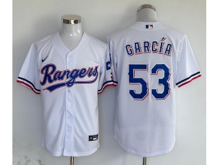 Texas Rangers #53 Adolis García Cool Base Jersey White 