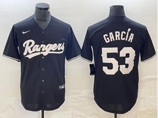 Texas Rangers #53 Adolis García Cool Base Jersey Black