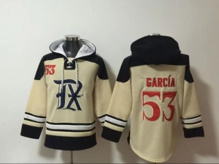 Texas Rangers #53 Adolis García City Hoodie Cream