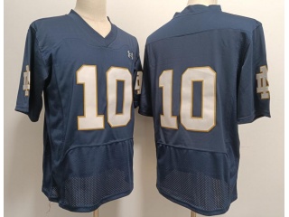 Norte Dame Fighting Irish #10 Jersey Blue