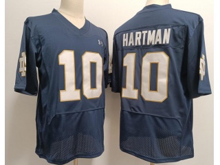 Norte Dame Fighting Irish #10 Sam Hartman Jersey Blue