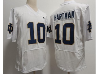 Norte Dame Fighting Irish #10 Sam Hartman Jersey White