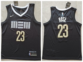 Memphis Grizzlies #23 Derrick Rose 2024 City Jersey Black