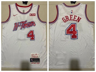 Houston Rockets #4 Jalen Green 2024 City Jersey White