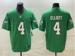 Philadelphia Eagles #4 Jake Elliott Throwback Limited Jersey Kelly Green