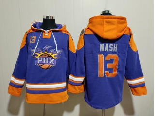 Phoenix Suns #13 Steve Nash Hoodie Purple