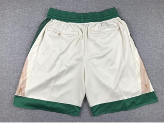 Boston Celtics 2024 City Throwback Short White