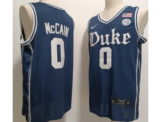 Duke Blue Devils #0 Jared McCain Jersey Dark Blue