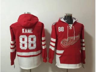 Detroit Red Wings #88 Patrick Kane Hoodie Red  