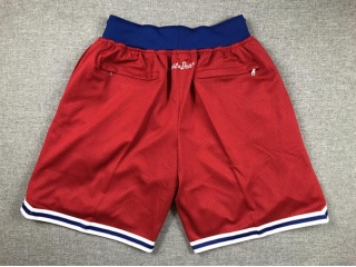 New England Patriots Just Don Shorts Red